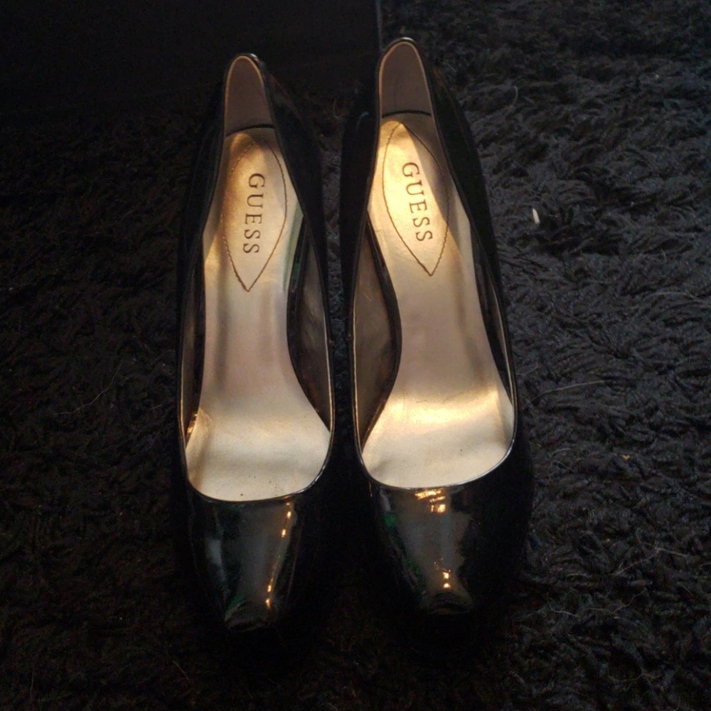 Patent Black Heels